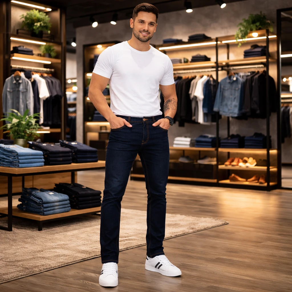 Kit 4 Calças Jeans cores